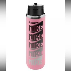 Nike Pink Recharge Straw Stainless Steel Bottle